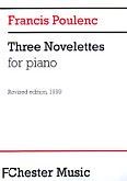Okadka: Poulenc Francis, Three Novelettes For Piano