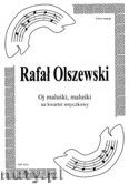 Okadka: Olszewski Rafa, Oj maluki, maluki na kwartet smyczkowy (partytura + gosy)