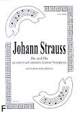 Okadka: Strauss Johann, Du Uno Du na kwartet smyczkowy. Walc na motywach operetki Zemsta Nietoperza (partytura + gosy)