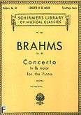 Okadka: Brahms Johannes, Koncert fortepianowy nr 2 B-dur, op. 83