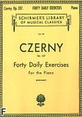 Okładka: Czerny Carl, 40 Daily Exercises, Op. 337