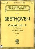 Okadka: Beethoven Ludwig van, Concerto No. III Op. 37 In C minor For the Piano