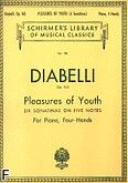 Okadka: Diabelli Antonio, Pleasures Of Youth (6 Sonatinas On 5 Notes), Op. 163