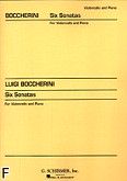 Okadka: Boccherini Luigi Rodolpho, 6 Sonatas - Cello and Piano