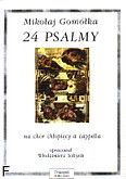 Okładka: Gomółka Mikołaj, 24 Psalmy na chór chłopięcy a cappella (opr.W.Sołtysik)