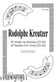 Okadka: Kreutzer Rodolphe, 42 etiudy na altwk (22-42)