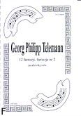 Okadka: Telemann Georg Philipp, 12 fantazji, fantazja nr 2