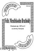 Okładka: Mendelssohn-Bartholdy Feliks, Nocturn op. 102 nr 4 (Venetian Barcarole) na altówkę i fortepian