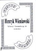 Okładka: Wieniawski Henryk, Scherzo-Tarantelle op. 16 na akordeon