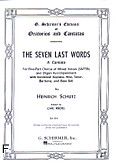 Okładka: Schütz Heinrich, Seven Last Words