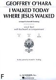 Okadka: O'Hara Geoffrey, I Walked Today Where Jesus Walked (ABar)