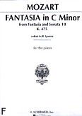Okładka: Mozart Wolfgang Amadeusz, Fantasia In C Minor KV 475