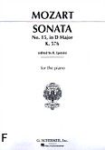 Okadka: Mozart Wolfgang Amadeusz, Sonata No. 15 In D Major KV 576