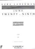 Okładka: Laderman Ezra, June Twenty-Ninth (Flute)