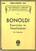 Okadka: Bonoldi Fr., Exercises In Vocalization For Soprano