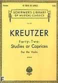 Okadka: Kreutzer Rodolphe, 42 Studies or Caprices