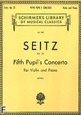 Okadka: Seitz Friedrich, Koncert uczniowski nr 5 D-dur, op. 22 (Piano / Violin)