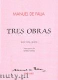 Okładka: Falla Manuel de, Tres obras