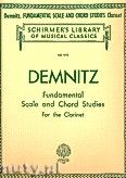 Okadka: Demnitz Friedrich, Fundamental Scale And Chord Studies (Clarinet)