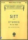 Okładka: Sitt Hans, Études, op 32, Vol. 1