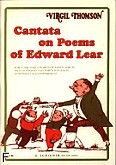 Okadka: Thomson Virgil, Cantata On Poems Of Edward Lear