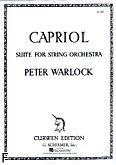 Okładka: Warlock Peter, Capriol Suite (Score)