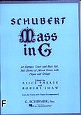 Okładka: Schubert Franz, Msza G-dur