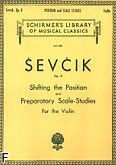 Okadka: Sevcik Otakar, Shifting the Position and Preparatory Scale - Studies for the Violin, Op. 8