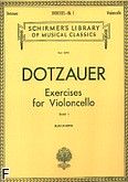 Okadka: Dotzauer Justus Johann Friedrich, Exercises for Violoncello Bk. 1
