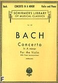 Okadka: Bach Johann Sebastian, Concerto In A minor For the Violin