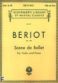 Okadka: Beriot Charles-Auguste de, Scene De Ballet, op. 100