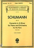 Okadka: Schumann Robert, Koncert fortepianowy a-moll, op. 54, (solo)