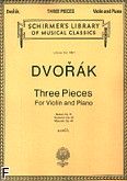 Okadka: Dvok Antonin, 3 Violin Pieces