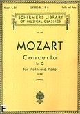 Okadka: Mozart Wolfgang Amadeusz, Koncert skrzypcowy nr 3, G-dur, K.216
