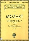Okadka: Mozart Wolfgang Amadeusz, Koncert skrzypcowy nr 5, A-dur, K.219