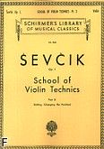 Okadka: Sevcik Otakar, School of Violin Technics, Op. 1 Part 3 (Changing the Position)