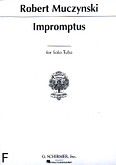 Okładka: Muczynski Robert, Impromptus, op. 23 na tubę solo