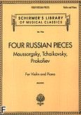 Okładka: Milstein Nathan, 4 utwory rosyjskie
