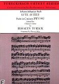 Okadka: Bach Johann Sebastian, Suita a-moll BWV 997, transkrypcja suity c-moll