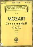 Okładka: Mozart Wolfgang Amadeusz, Koncert fortepianowy nr 19, F-dur, K.459