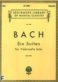 Okadka: Bach Johann Sebastian, Six Suites For Violoncello Solo