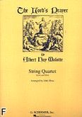 Okadka: Malotte Albert Hay, The Lord's Prayer na kwartet smyczkowy (parytura + gosy)