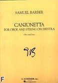 Okadka: Barber Samuel, Canzonetta na obj i fortepian