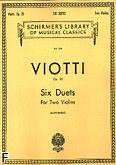 Okadka: Viotti Giovanni Battista, 6 duetw, op. 20