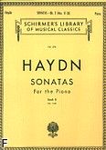 Okadka: Haydn Franz Joseph, 20 Sonatas for the piano, book 2 (11-20)