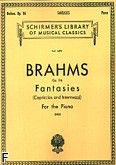 Okadka: Brahms Johannes, Fantasies, Capriccios And Intermezzi, op. 116