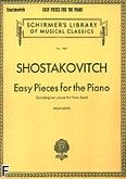 Okadka: Szostakowicz Dymitr, Easy Pieces for the Piano (including two pieces for Piano Duet)