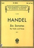 Okadka: Hndel George Friedrich, 6 sonat na skrzypce i fortepian