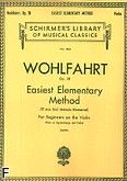 Okadka: Wohlfahrt Franz, Elementarna szkoa gry na skrzypcach, op. 38
