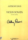Okadka: Davis Anthony, Violin Sonata (Piano / Violin)